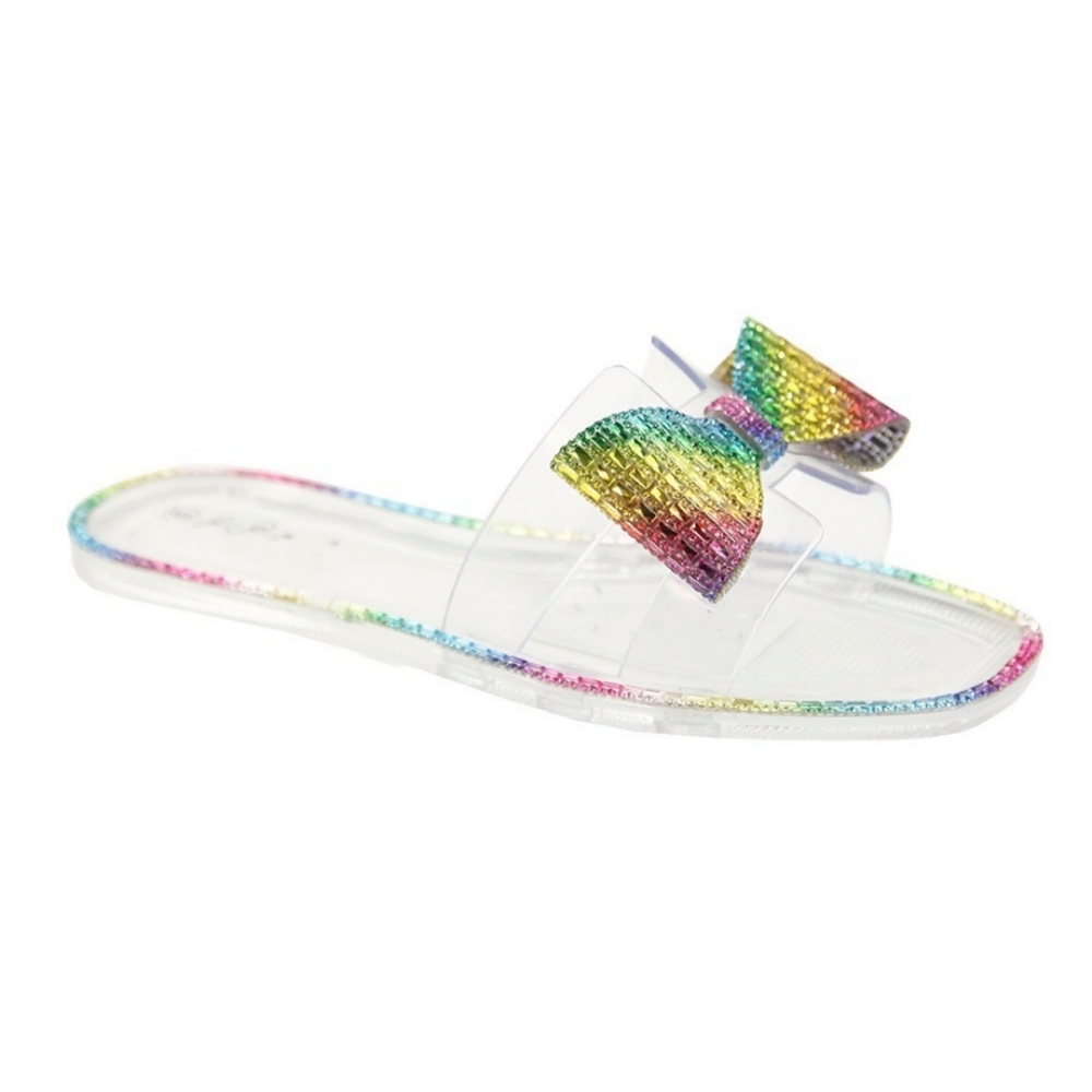 💣Just In 💣Studded Clear Multicolored Sandals - Picture 4 of 5